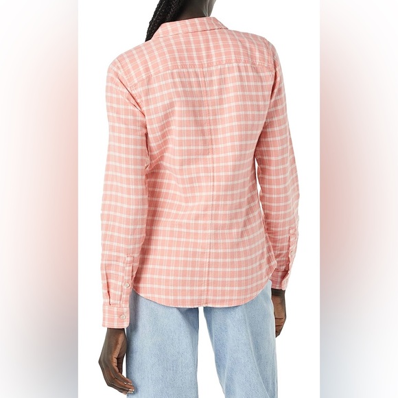 Goodthreads Women's Brushed Flannel Drop-Shoulder Long-Sleeve Shirt - Picture 4 of 6